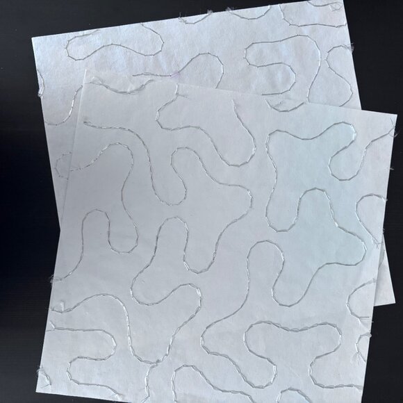 Silver & Gold Scrapbooking Bundle of Paper and Stickers - Picture 3 of 8